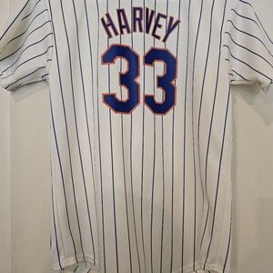 New York Mets Matt HARVEY #33 Youth Jersey - Size L - Excellent Condition